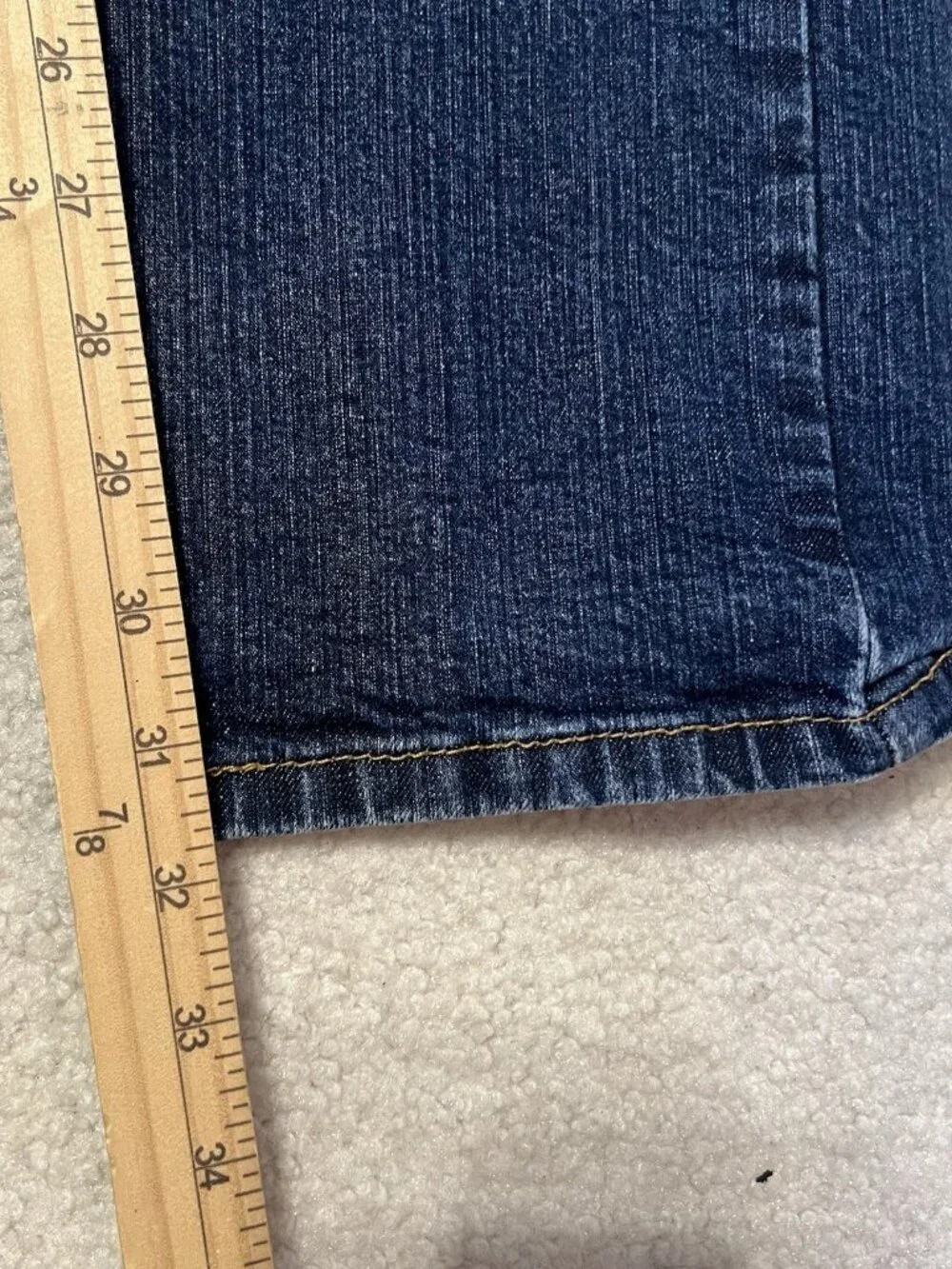 Levi's 505 Straight Leg Jeans 34x32 Dark Wash